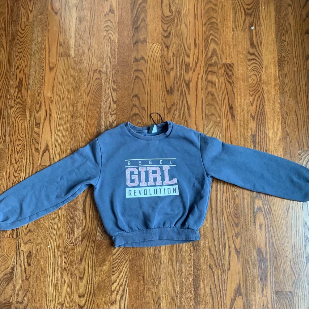 H&M Divided Rebel Girl Revolution Sweatshirt